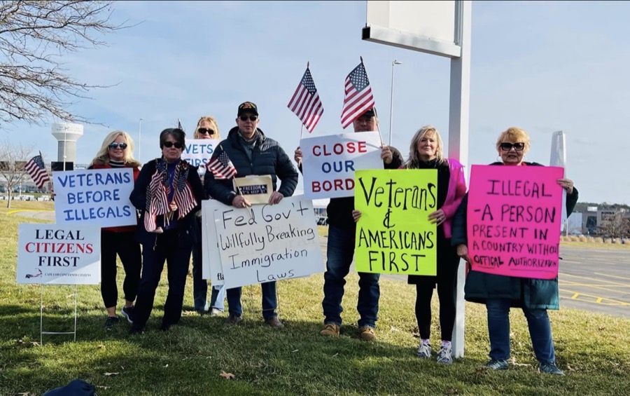 Out on the Cape &mdash; &ldquo;Legal Citizens First,&rdquo; &ldquo;Veterans Before Illegals.&rdquo;